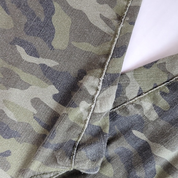 Nobo High Rise Sculpting Skinny Camo Jeans 19 Green Pockets - Picture 9 of 13